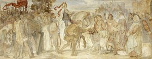 Je cherche mon âne, Château de Wartburg, c.1854-55